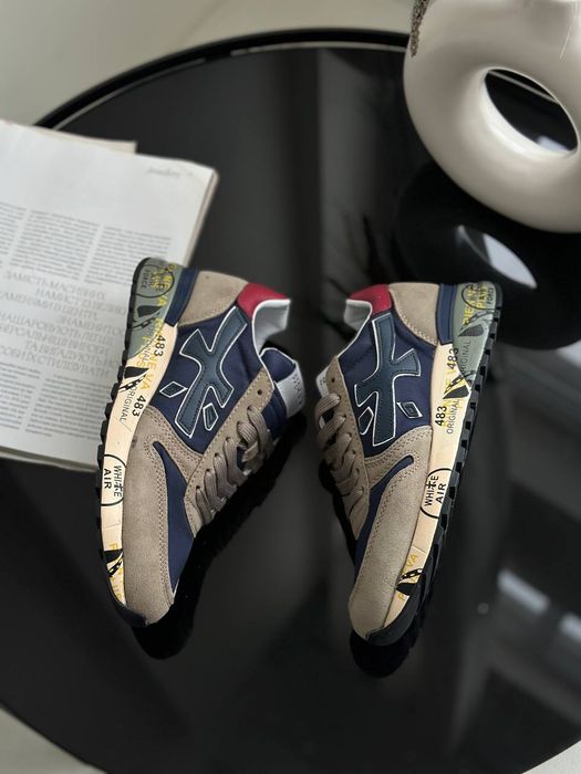 Кросівки Premiata Mick Blue/Beige premium