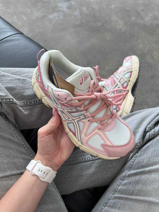 Женские кроссовки Asics Gel-Kahana 8 White Pink / Асикс Гель Кахана 8 белые розовый 36 37 38 39 40 41