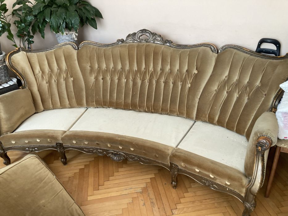 Sofa Kanapa 4 osobowa w stylu Ludwik