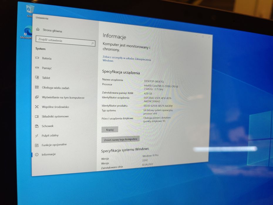 Surface 6 Windows i5 7300 Komputer tablet 2w1 UHD 128Gb SSD WiFi 5g