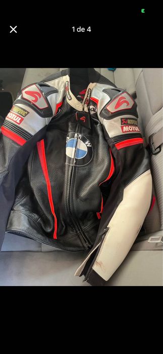 Casaco moto Ag10 moto com o símbolo da BMW