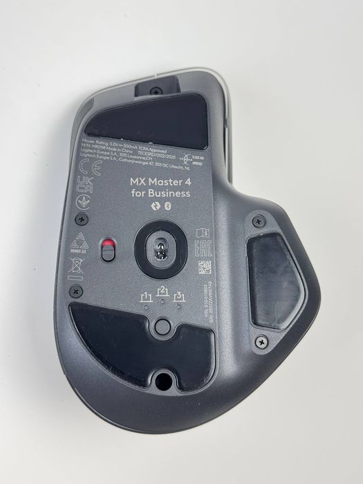 Бездротова лазерна миша Logitech MX Master 4 for Business Graphite - Bluetooth/USB-приймач, бічне коліщатко прокручування, підключення до 3 пристроїв
