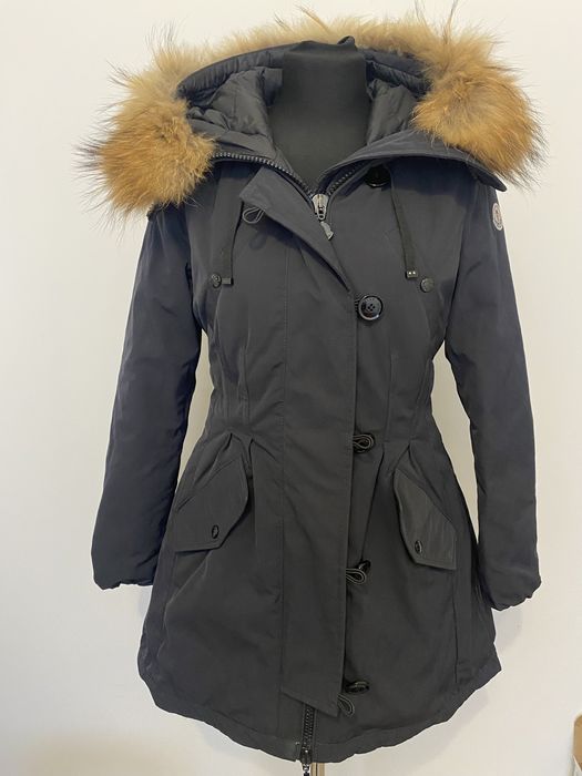 Kurtka puchowa zimowa moncler z jenotem rozm s 2