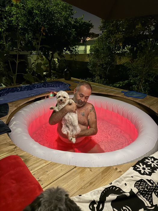 Spa de jardim e jacuzzi