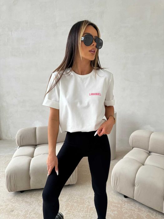 Tshirt Best Basic biały La Manuel