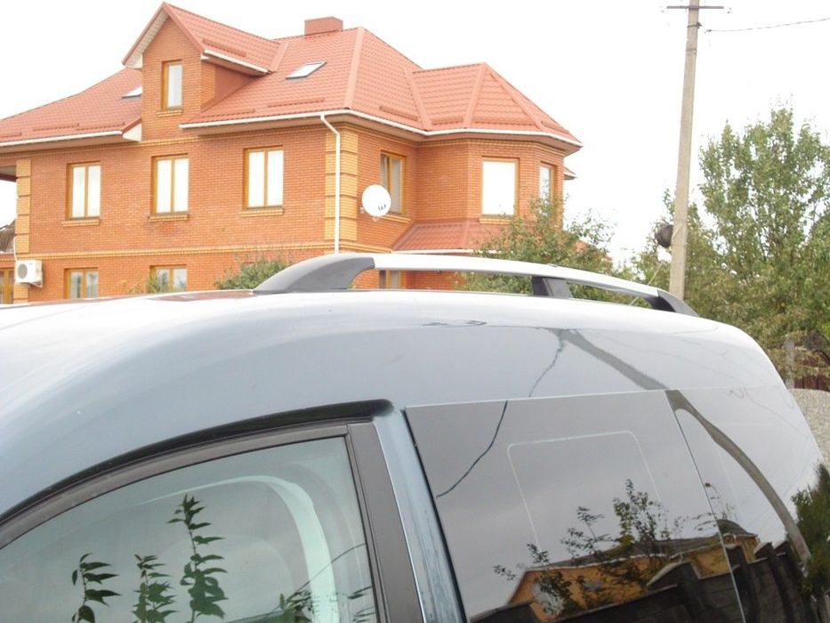 Volkswagen Caddy Рейлинги дуги на крышу (багажник) хром