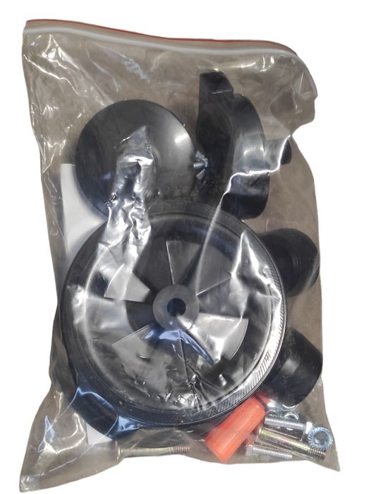 Kompresor dwutłokowy 50L  + zestaw kit