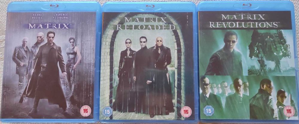 Trilogia Filmes Complete Matrix trilogy Blu-Ray