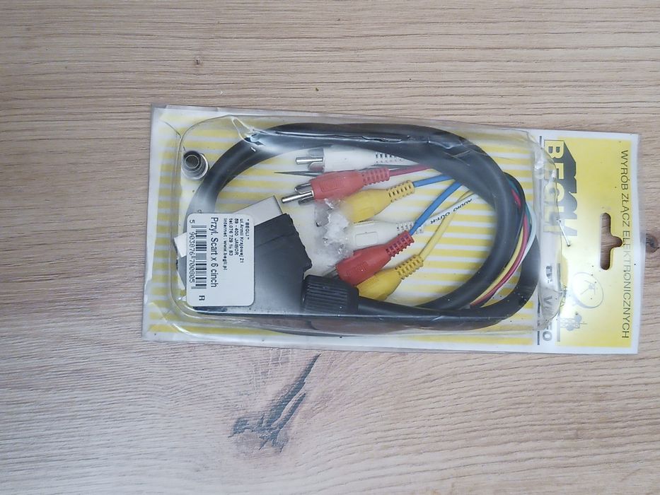 Przewód Scart / 6 x cinch