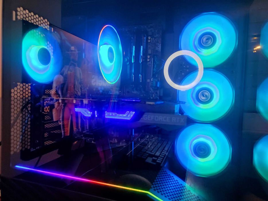 PC Gaming i7 8700 • RTX 3070 Ti • 16GB 2400MHz • 500GB NVMe • ARGB • Lian Li