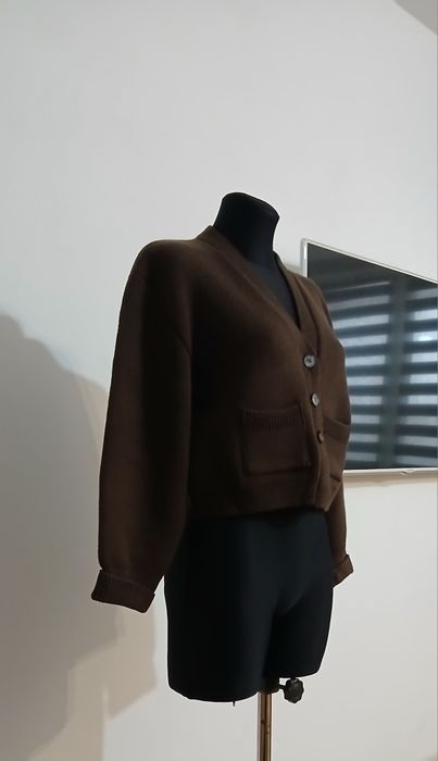 Кардиган колір шоколад,one size або xs -s