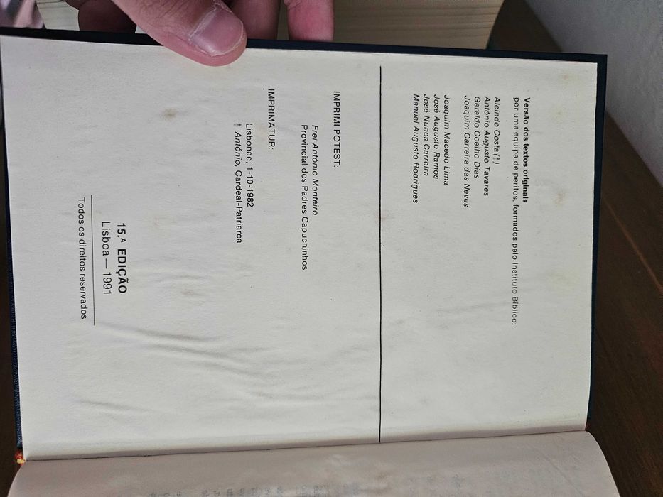 Bíblia Sagrada – Difusora Bíblica (15.ª edição, 1991)