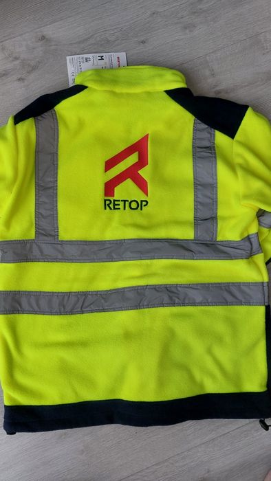 Bluza polarowa robocza odblaskowa