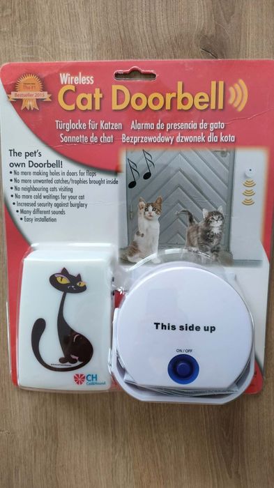Bezprzewodowy Dzwonek dla kota psa