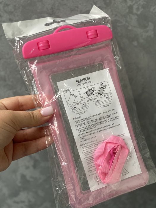 Водонепроницаемый новый малиновый чехол