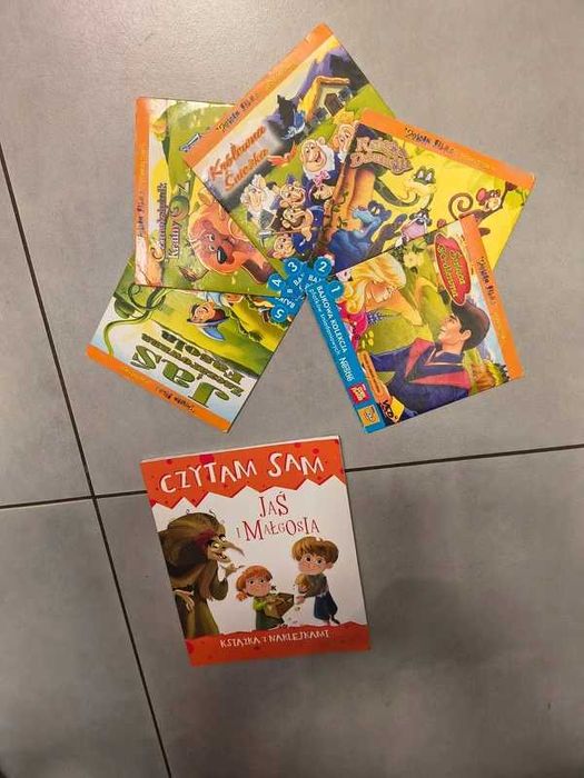 Do oglądania bajkowa kolekcja 5 sztuk na VCD +książeczka do czytania