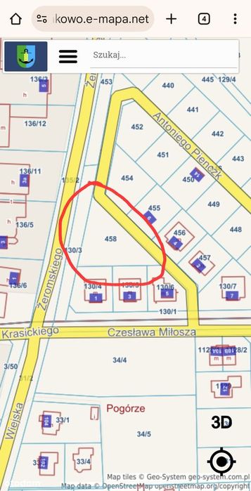 Sprzedam działkę budowlaną Kosakowo 500m2
