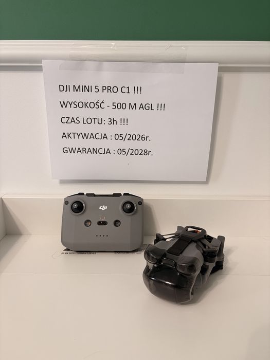 DJI Mini 5 PRO - 500 M Wysokość AGL !!!