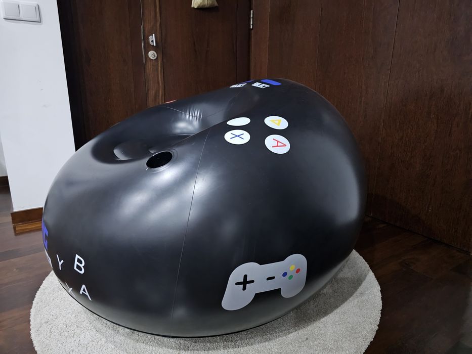 Puff Gamer com apoio de pés