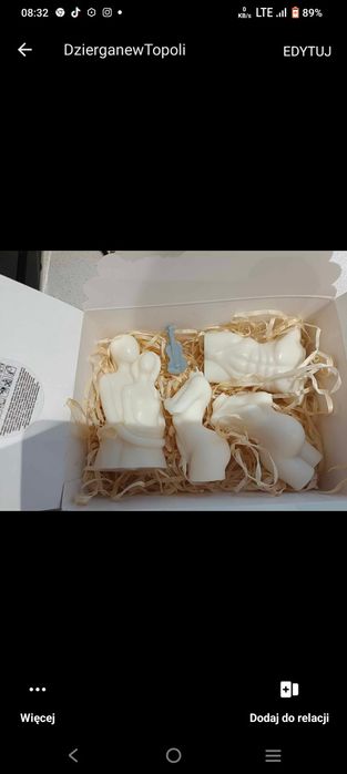 Zestaw  4 świec sojowych