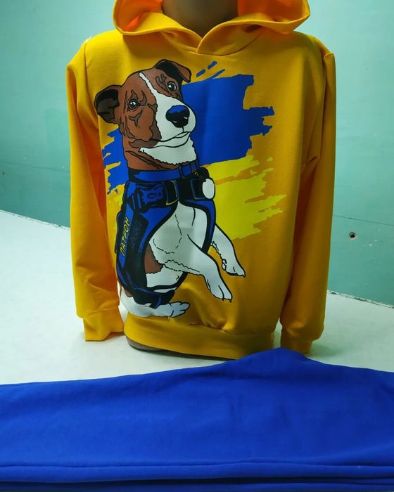 Спортивний Костюм Пес Патрон Костюм патріотичний синьо-жовтий Україна