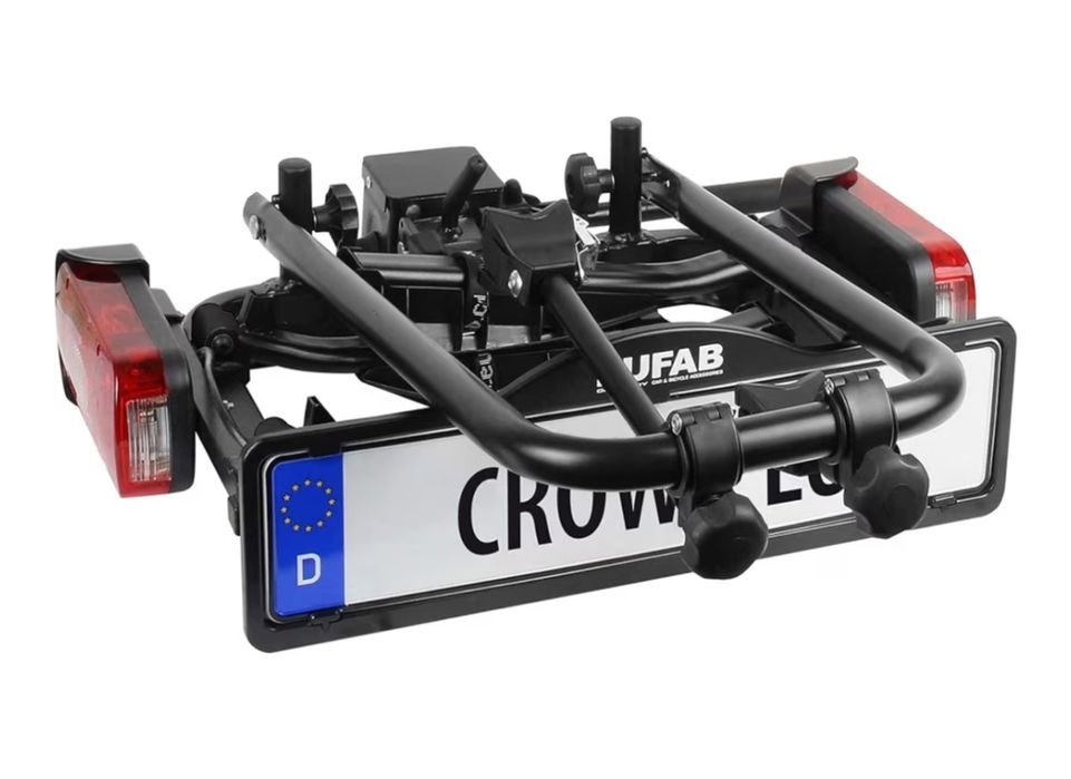 Bagażnik Eufab składany 2/3 rowery walizka Nowy