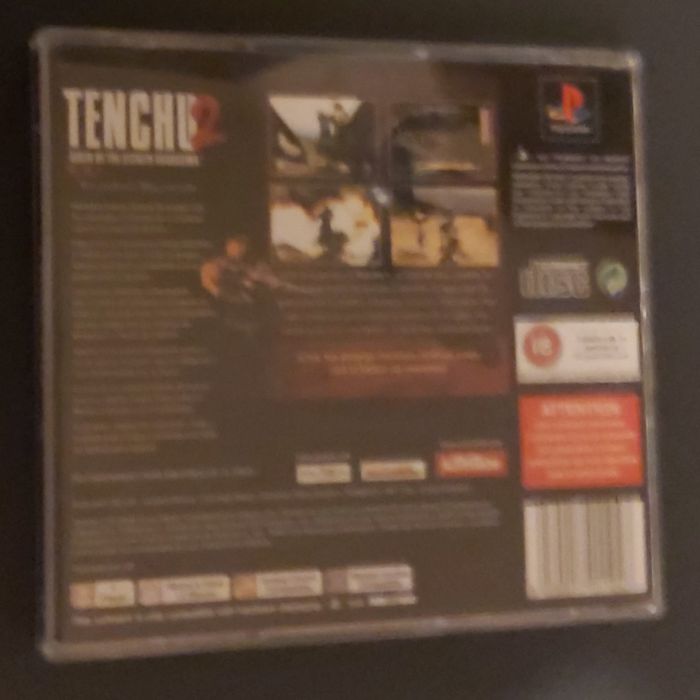 Ps1 Jogo Tenchu 2 Com Manual Completo.
