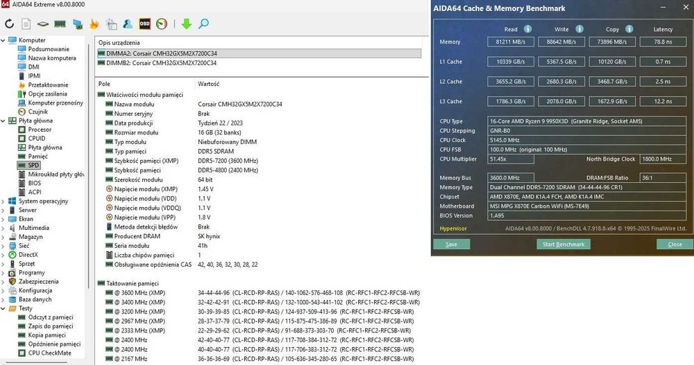 PC GAMING Ryzen 9 9950X3D/ X870E/ DDR5 32 GB/ NM1090 Pro 2 TB