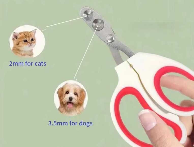 Corta-Unhas Profissional para Gatos e Cães Pequenos Seguro Preciso NOV
