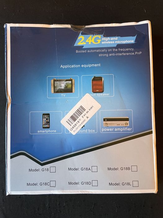 Microfone sem fio lapela