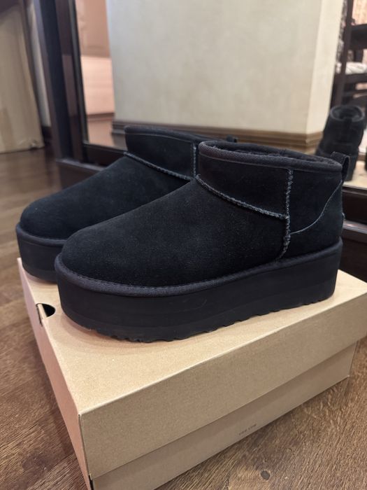 UGG чорні на платформі оригінал