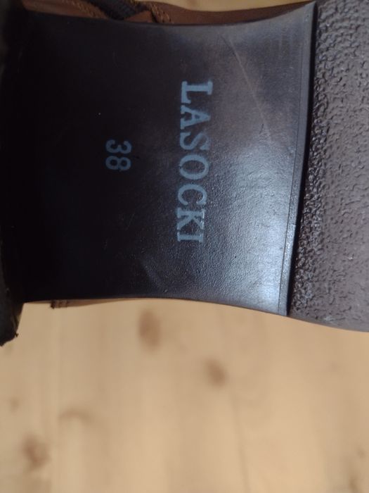 Buty kozaki LASOCKI skóra rozmiar 38