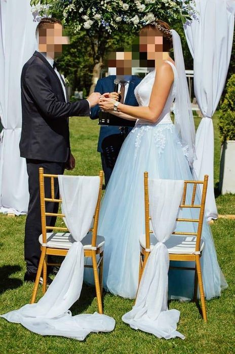 Suknia ślubna Glamour księżniczka oryginalna Okazja