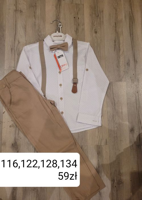 Elegancki 4-częściowy komplecik dla chłopca