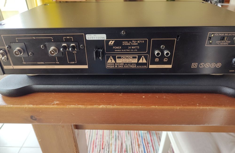 Sansui TU-X711 Magnífico Sintonizador Digital Impecável!