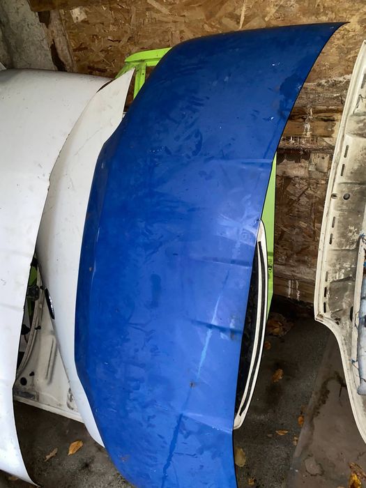 Капот/Форд/ Ford transit 2.5 tdi-di-d 1990-2000 год белый синий