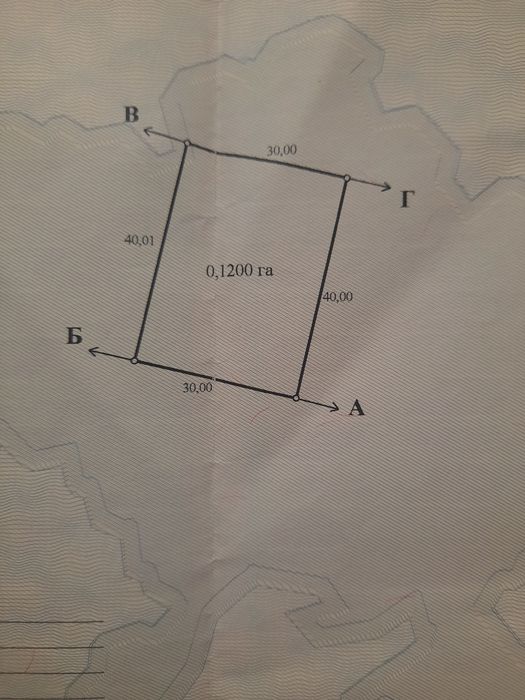 Продам участок (12 соток) в с. Леточки.