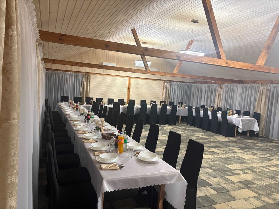 Sala bankietowa na Mazurach z noclegiem