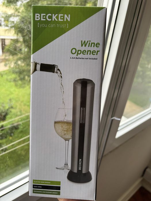 Abre garrafas eletrico