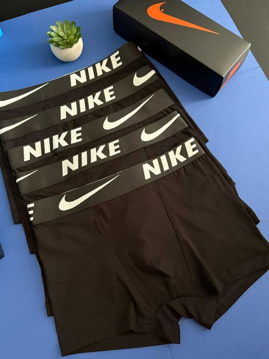 Чоловічі чорні труси Nike. Мужские боксеры Найк, хб