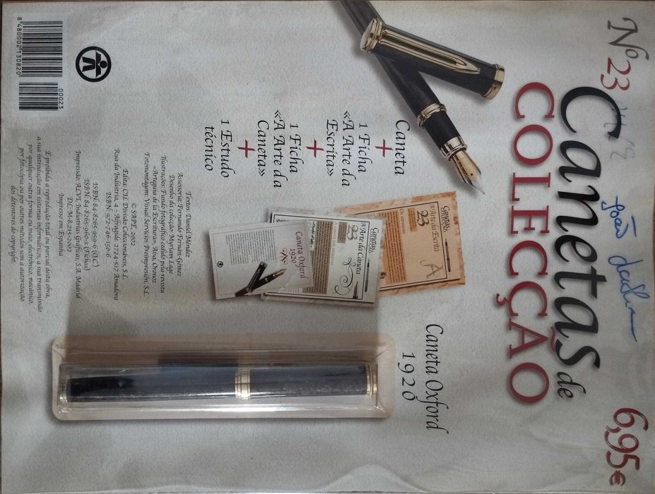 Canetas de aparo de coleção, novas