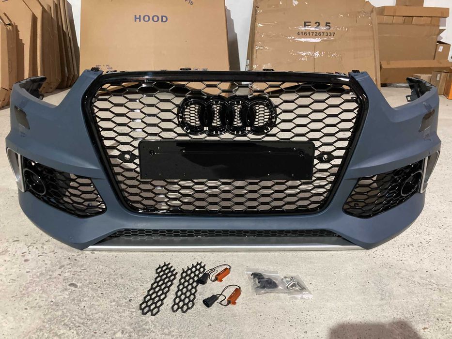 Передний бампер для Audi Q3 8U 2011-2014год.( стиль RS ) RSU