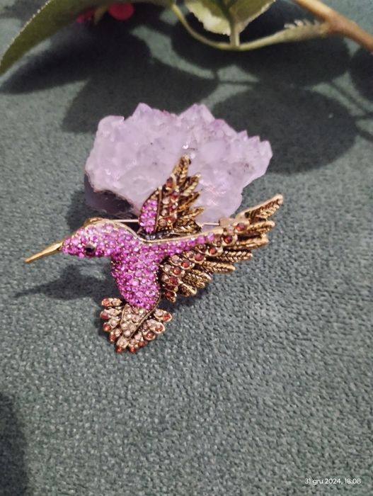 Broszka koliber nowa