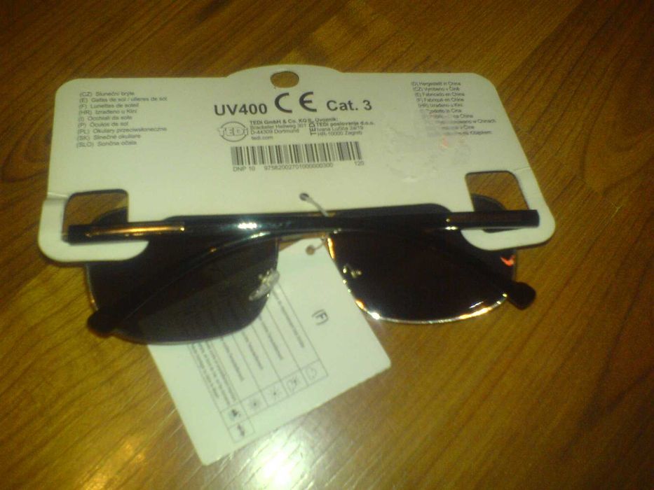 Okulary PrzeciwSłoneczne UV400 sonnenbrille NOWE Nieużywane Opakowanie