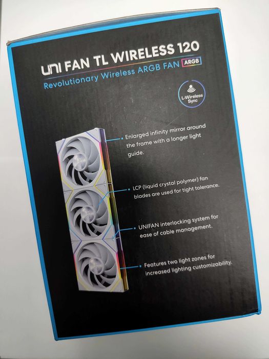 Комплект вентиляторів Lian Li Uni Fan TL Wireless (12TL1W3W)