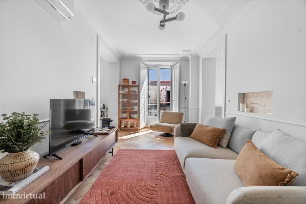 Apartamento T2 com varanda, Baixa, Lisboa