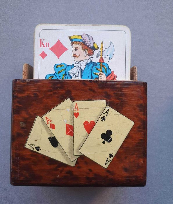 Caixa para cartas em madeira, anos 1900