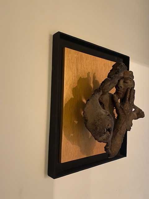 Quadro Escultura Coração (50cmx43cm)