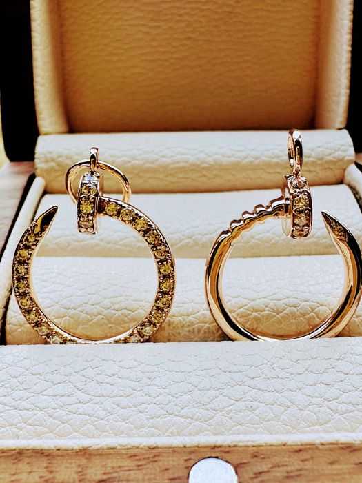 Золотой кулон гвоздь cartier 585