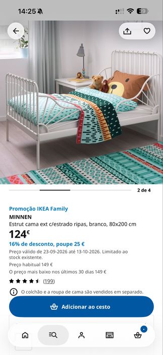 Cama criança extensivel